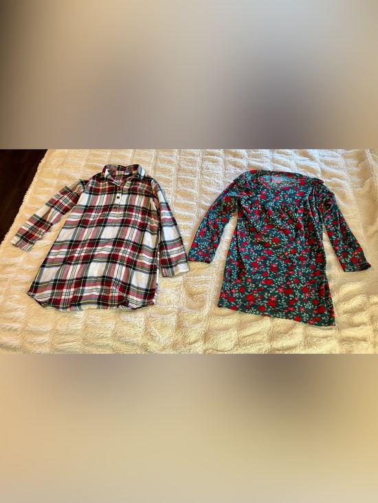 Old Navy Other - Old Navy, Cat & Jack Girls Size Medium (8) Nightshirt & Nightgown Winter Holiday
